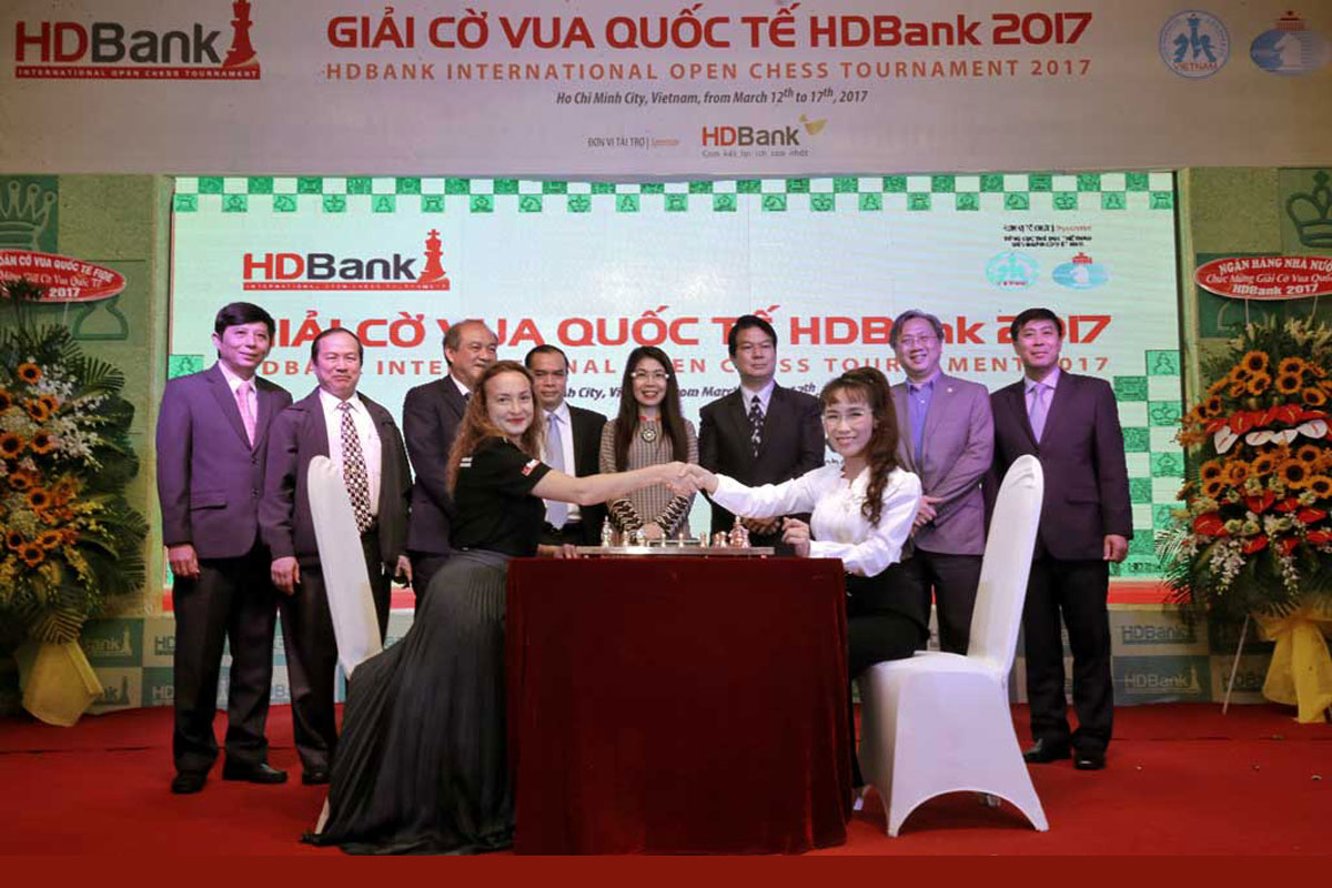 Khai mạc giải cờ vua quốc tế HDBank 2017
