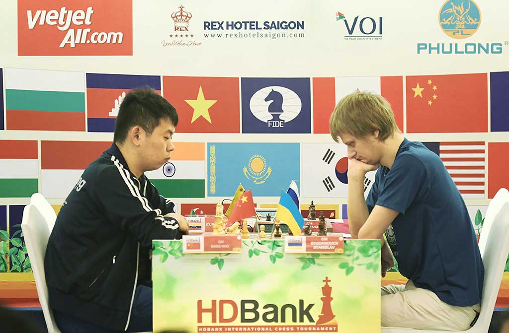 Giải cờ vua quốc tế HDBank 2019 ván 8: Wang Hao khẳng định đẳng cấp hạt giống số 1