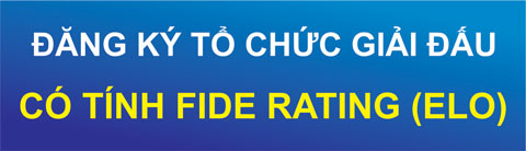 Đăng ký tổ chức Giải rating FIDE