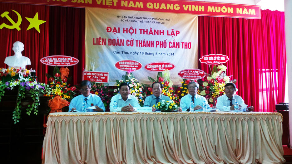 Đại hội thành lập Liên đoàn cờ Thành phố Cần Thơ nhiệm kỳ I năm 2014-2019