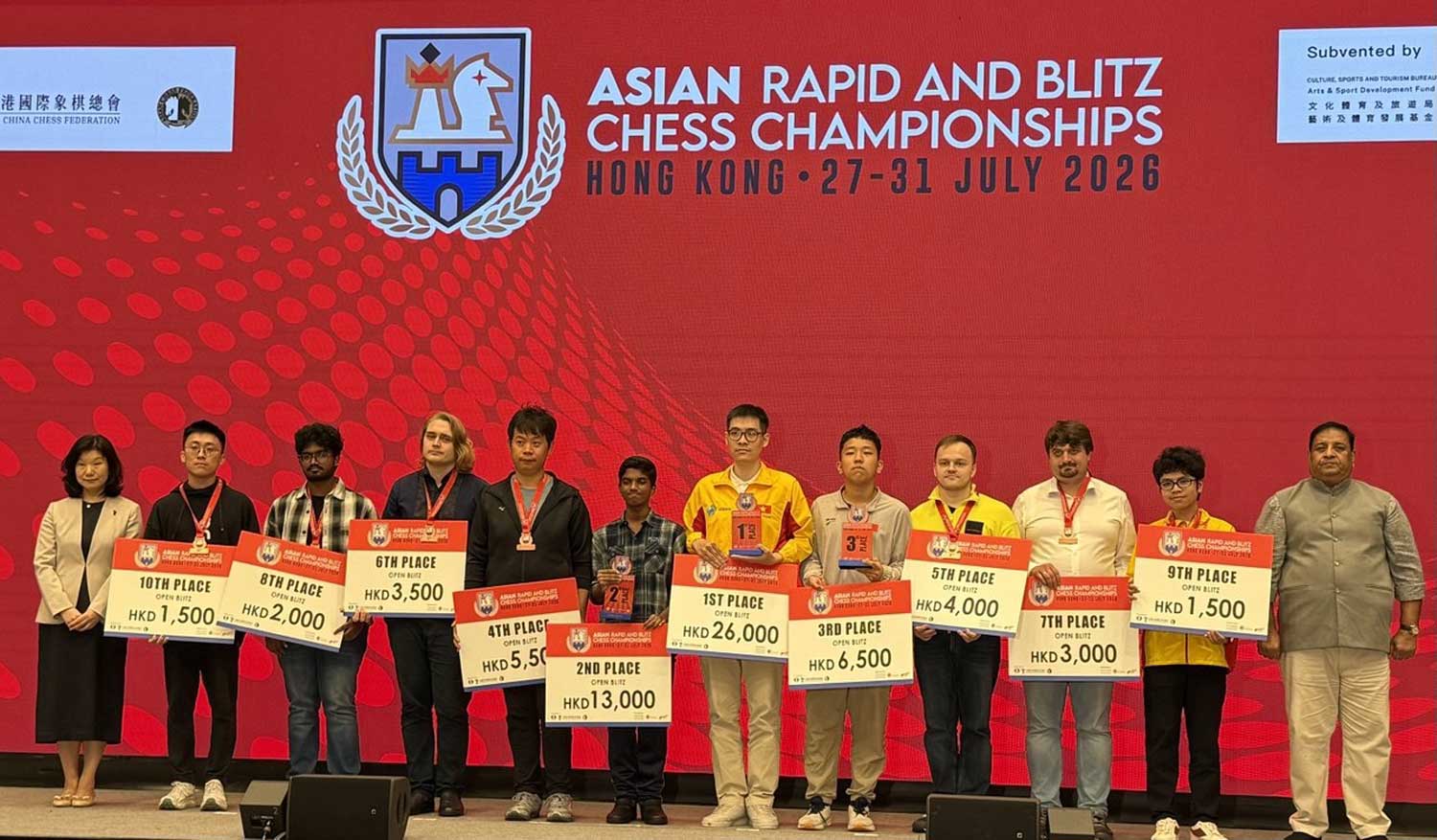 Lê Tuấn Minh vô địch Cờ chớp châu Á 2026