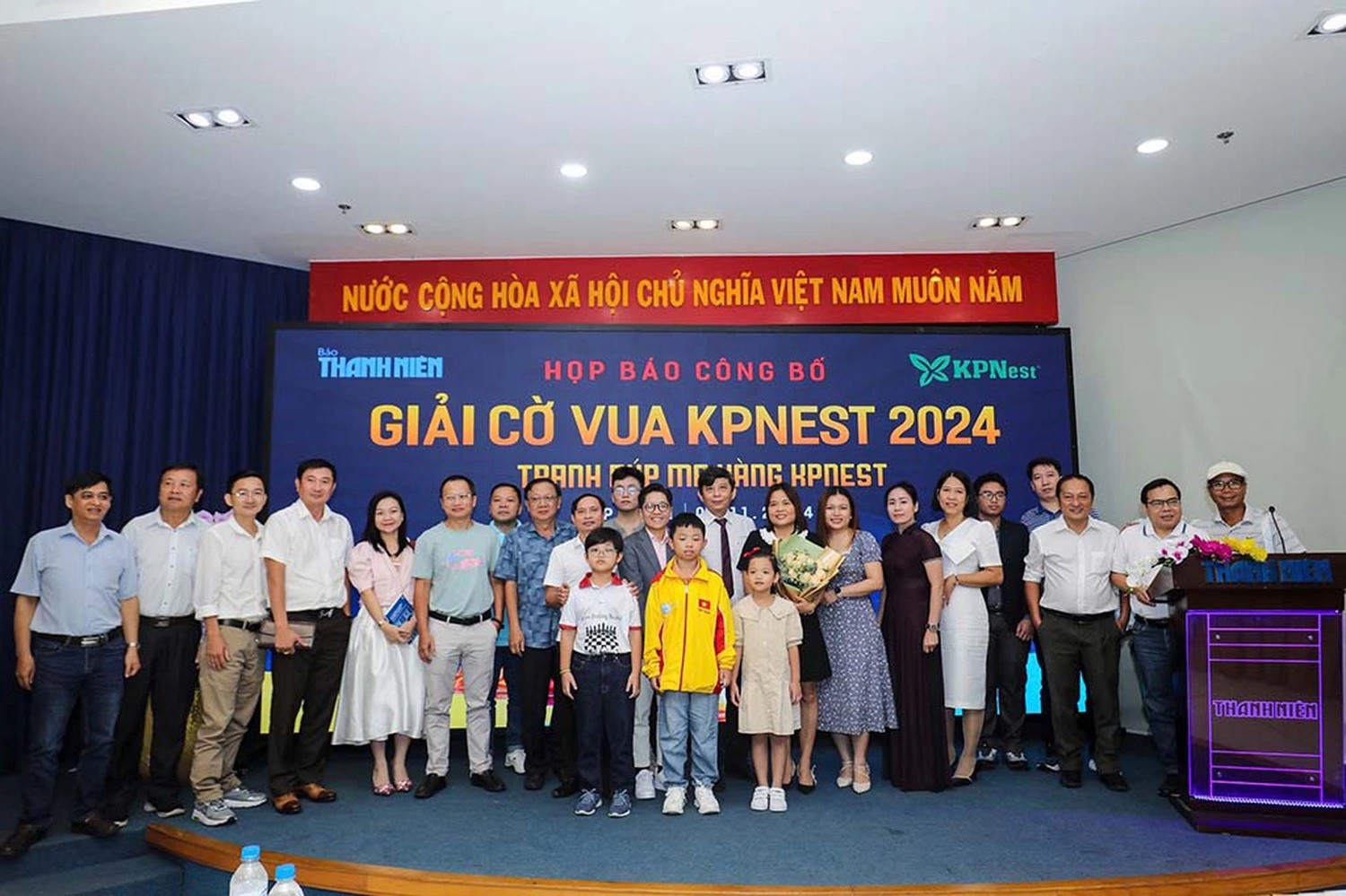 Họp báo công bố giải cờ vua KPNest 