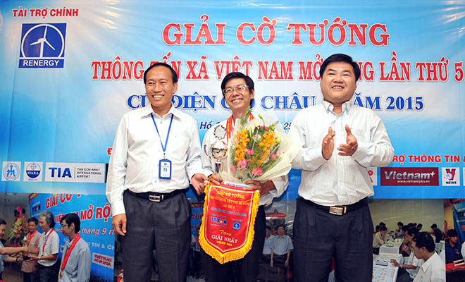 Kết thúc giải cờ tướng TTXVN mở rộng năm 2015